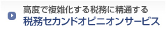 高度で複雑化する税務に精通する税務セカンドオピニオンサービス